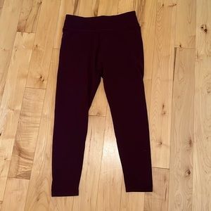 Maroon Aerie leggings